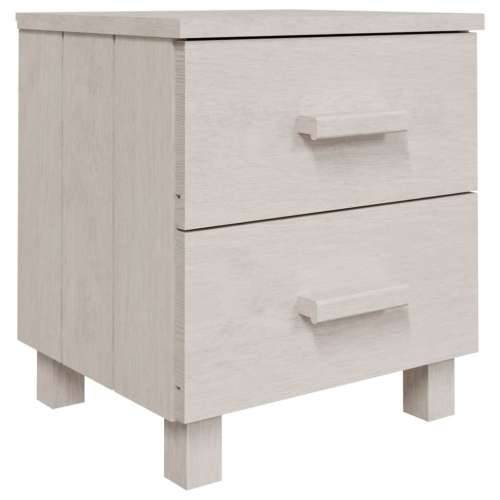 Noćni ormarići HAMAR 2 kom bijeli 40 x 35 x 44,5 cm od borovine - Bijela 2 Cijena