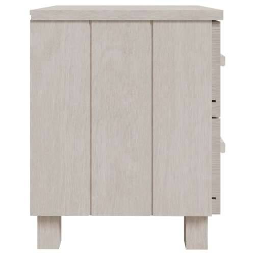 Noćni ormarići HAMAR 2 kom bijeli 40 x 35 x 44,5 cm od borovine - Bijela 2 Cijena