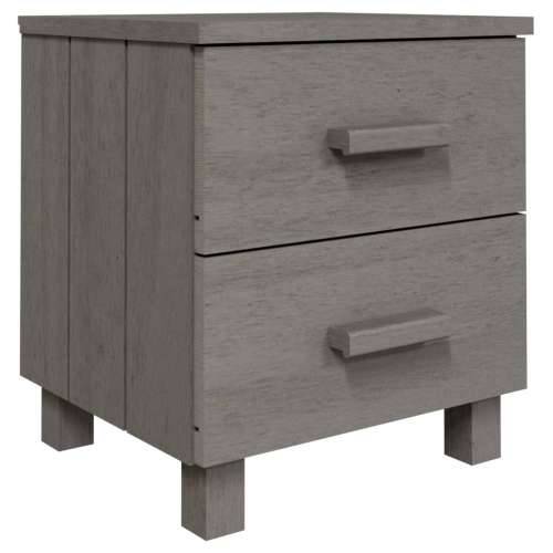 Noćni ormarići HAMAR 2 kom svjetlosivi 40x35x44,5 cm borovina - Svjetlosiva 2 Cijena