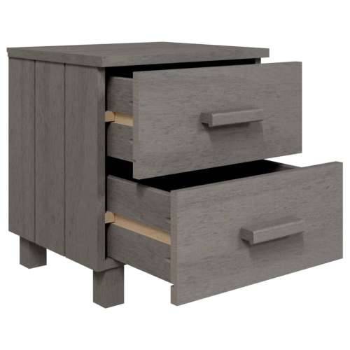 Noćni ormarići HAMAR 2 kom svjetlosivi 40x35x44,5 cm borovina - Svjetlosiva 2 Cijena