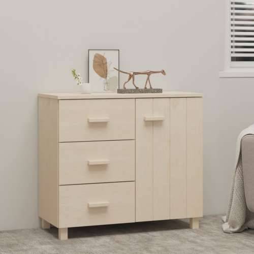 Komoda boja meda 90 x 40 x 80 cm od masivne borovine - boja meda 1 Cijena