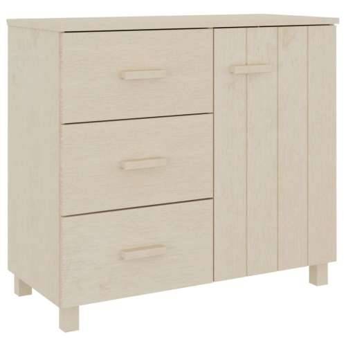 Komoda boja meda 90 x 40 x 80 cm od masivne borovine - boja meda 1 Cijena