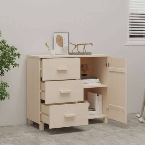 Komoda boja meda 90 x 40 x 80 cm od masivne borovine - boja meda 1 Cijena