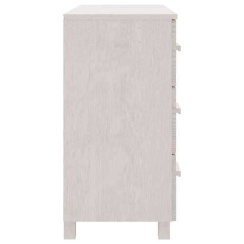 Komoda bijela 90 x 40 x 80 cm od masivne borovine - Bijela 1 Cijena
