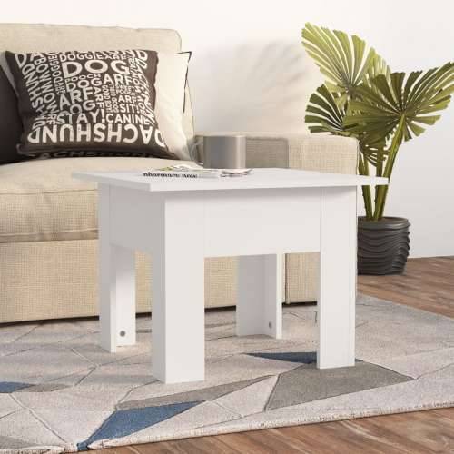 Stolić za kavu bijeli 55 x 55 x 42 cm od konstruiranog drva - Bijela 55 x 55 x 42 cm 1 Cijena