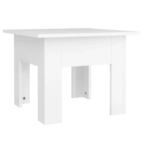 Stolić za kavu bijeli 55 x 55 x 42 cm od konstruiranog drva - Bijela 55 x 55 x 42 cm 1 Cijena