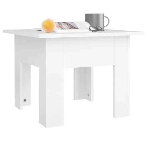 Stolić za kavu bijeli 55 x 55 x 42 cm od konstruiranog drva - Bijela 55 x 55 x 42 cm 1 Cijena
