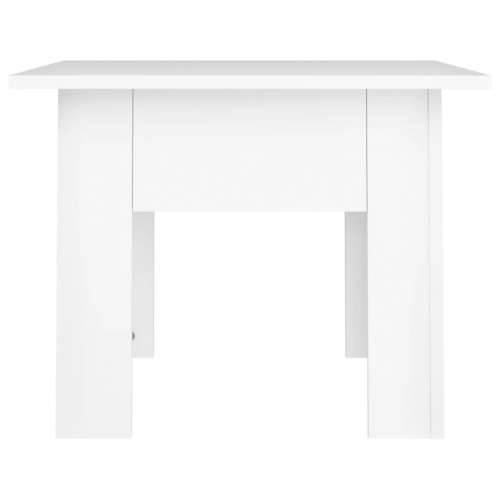 Stolić za kavu bijeli 55 x 55 x 42 cm od konstruiranog drva - Bijela 55 x 55 x 42 cm 1 Cijena