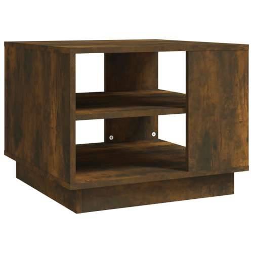 Stolić za kavu dimljena boja hrasta 55 x 55 x 43 cm drveni - Dimljeni hrast 55 x 55 x 43 cm 1 Cijena