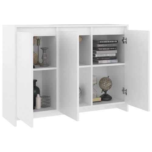 Komoda bijela 102 x 33 x 75 cm od konstruiranog drva - Bijela 1 Cijena