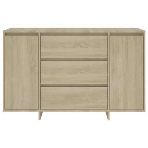 Komoda s 3 ladice boja hrasta 120x41x75 cm konstruirano drvo - sonoma hrast 1 Cijena
