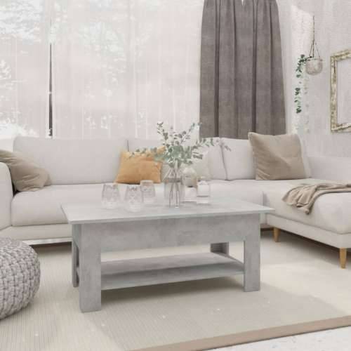 Stolić za kavu boja betona 102x55x42 cm konstruirano drvo - Beton siva 102 x 55 x 42 cm 1 Cijena