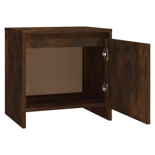 Noćni ormarić boja hrasta 45 x 34 x 44,5 cm konstruirano drvo - Dimljeni hrast 1 Cijena