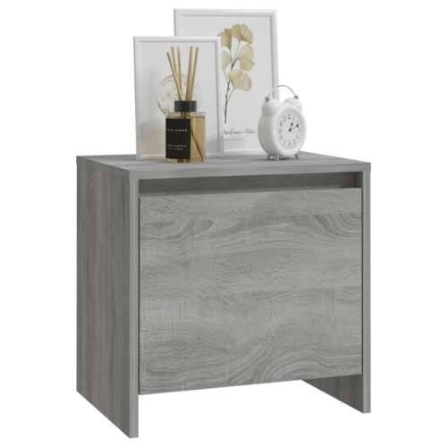Noćni ormarić siva boja hrasta 45x34x44,5 cm konstruirano drvo - Sivi hrast sonoma 1 Cijena