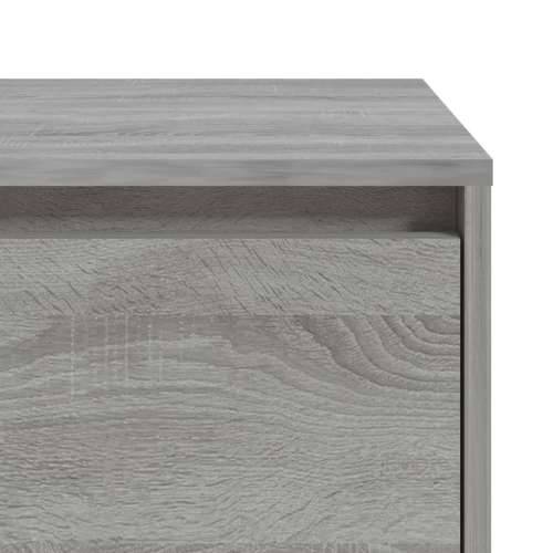 Noćni ormarić siva boja hrasta 45x34x44,5 cm konstruirano drvo - Sivi hrast sonoma 1 Cijena