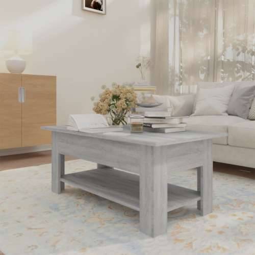 Stolić za kavu boja hrasta 102x55x42 cm konstruirano drvo - Sivi hrast sonoma 102 x 55 x 42 cm 1 Cijena