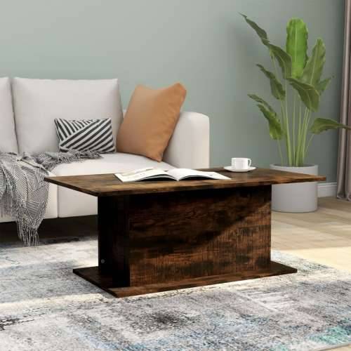 Stolić za kavu boja dimljenog hrasta 102 x 55,5 x 40 cm drveni - Dimljeni hrast 102 x 55.5 x 40 cm 1 Cijena