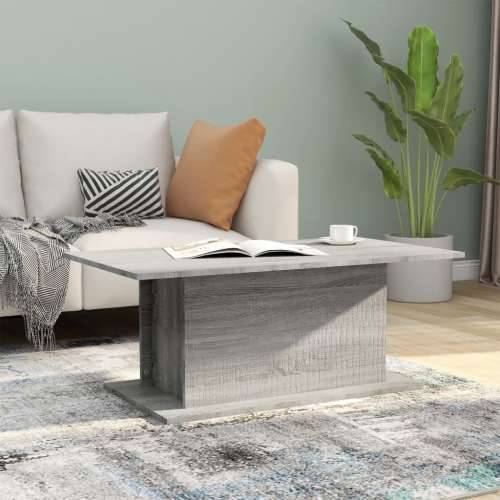 Stolić za kavu siva boja hrasta 102x55,5x40cm konstruirano drvo - Sivi hrast sonoma 102 x 55.5 x 40 cm 1 Cijena