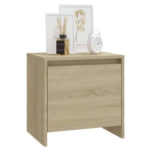 Noćni ormarić boja hrasta 45 x 34 x 44,5 cm konstruirano drvo - sonoma hrast 1 Cijena