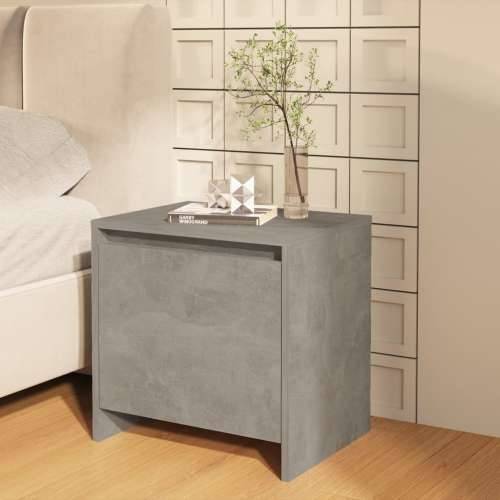 Noćni ormarić siva boja betona 45x34x44,5 cm konstruirano drvo - Beton siva 1 Cijena