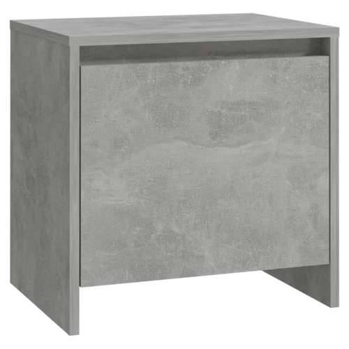 Noćni ormarić siva boja betona 45x34x44,5 cm konstruirano drvo - Beton siva 1 Cijena