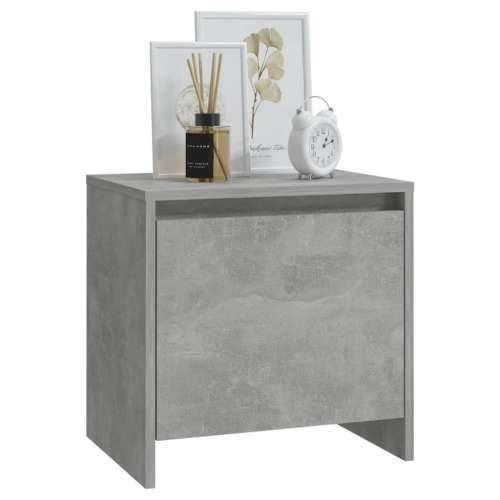 Noćni ormarić siva boja betona 45x34x44,5 cm konstruirano drvo - Beton siva 1 Cijena