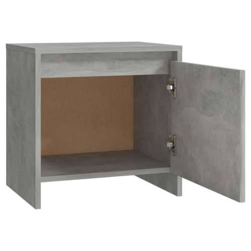 Noćni ormarić siva boja betona 45x34x44,5 cm konstruirano drvo - Beton siva 1 Cijena