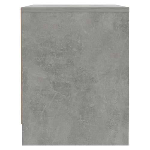Noćni ormarić siva boja betona 45x34x44,5 cm konstruirano drvo - Beton siva 1 Cijena