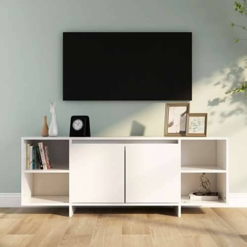 TV ormarić bijeli 130 x 35 x 50 cm od iverice - Bijela 1 Cijena
