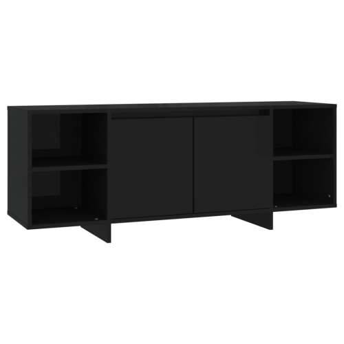 TV ormarić crni 130 x 35 x 50 cm od iverice - Crna 1 Cijena