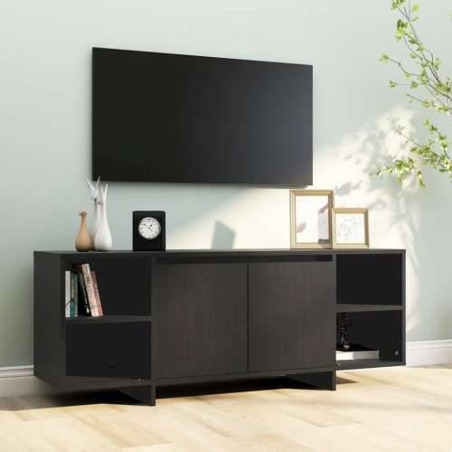 TV ormarić crni 130 x 35 x 50 cm od iverice - Crna 1 Cijena