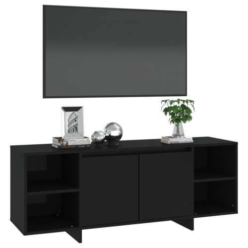 TV ormarić crni 130 x 35 x 50 cm od iverice - Crna 1 Cijena