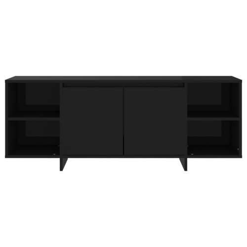 TV ormarić crni 130 x 35 x 50 cm od iverice - Crna 1 Cijena