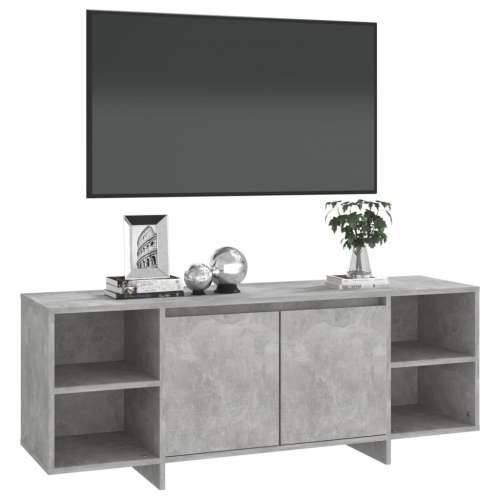 TV ormarić siva boja betona 130 x 35 x 50 cm od iverice   - Beton siva 1 Cijena