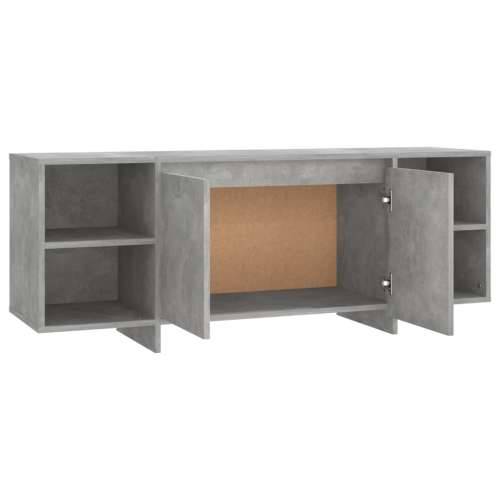 TV ormarić siva boja betona 130 x 35 x 50 cm od iverice   - Beton siva 1 Cijena