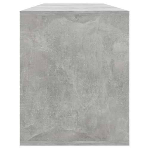 TV ormarić siva boja betona 130 x 35 x 50 cm od iverice   - Beton siva 1 Cijena