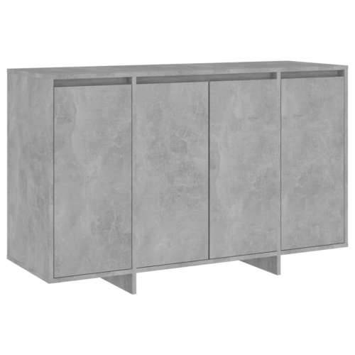 Komoda siva boja betona 120 x 41 x 75 cm od konstruiranog drva - Beton siva 1 Cijena
