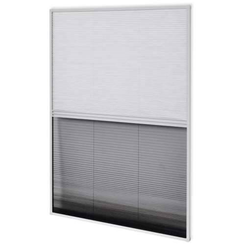 Komarica za prozor Aluminijski 60x80 cm sa Sjenilom  - Bijela 60 x 80 cm Cijena