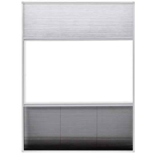 Komarica za prozor Aluminijski 60x80 cm sa Sjenilom  - Bijela 60 x 80 cm Cijena