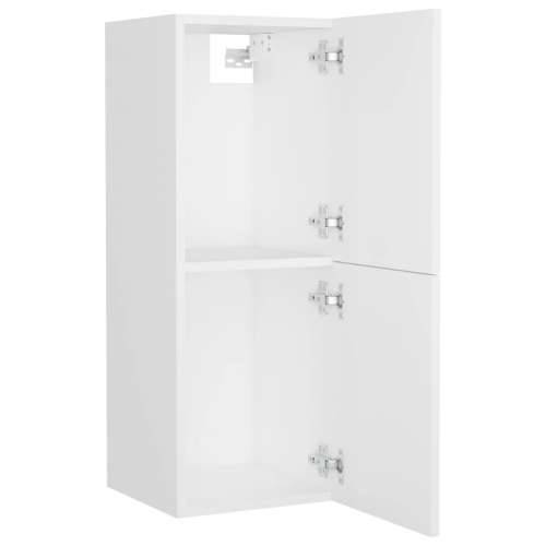 Set kupaonskog namještaja od konstruiranog drva bijeli - Bijela 90 x 38.5 x 46 cm 1 Cijena