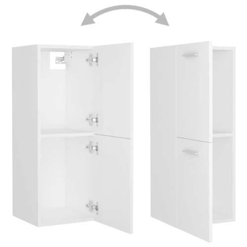 Set kupaonskog namještaja od konstruiranog drva bijeli - Bijela 90 x 38.5 x 46 cm 1 Cijena