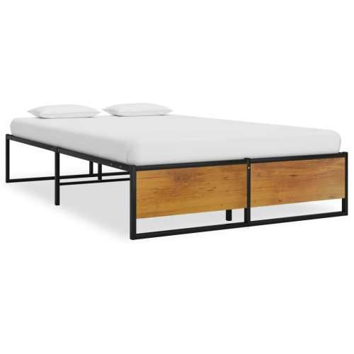 Okvir za krevet crni metalni 120 x 200 cm - 120 x 200 cm Cijena