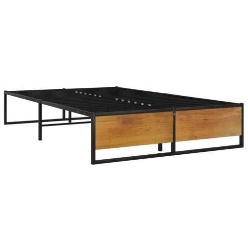 Okvir za krevet crni metalni 120 x 200 cm - 120 x 200 cm Cijena