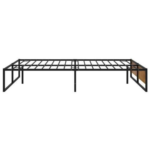 Okvir za krevet crni metalni 120 x 200 cm - 120 x 200 cm Cijena