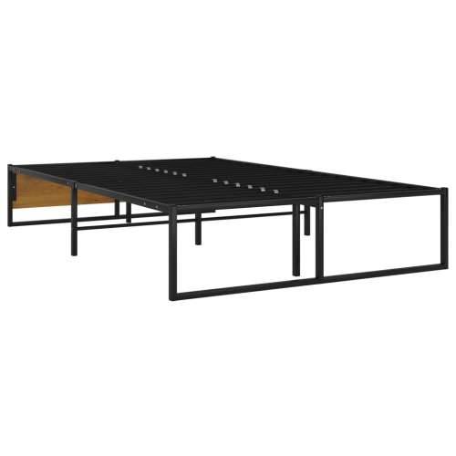 Okvir za krevet crni metalni 120 x 200 cm - 120 x 200 cm Cijena