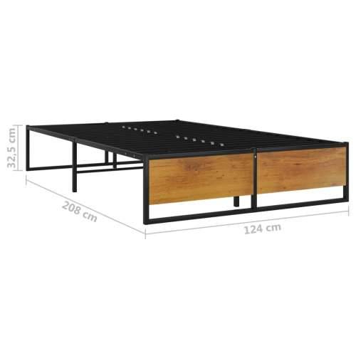 Okvir za krevet crni metalni 120 x 200 cm - 120 x 200 cm Cijena