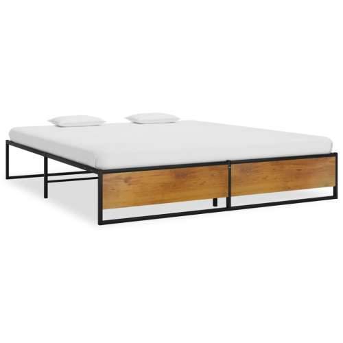 Okvir za krevet crni metalni 140 x 200 cm - 140 x 200 cm Cijena
