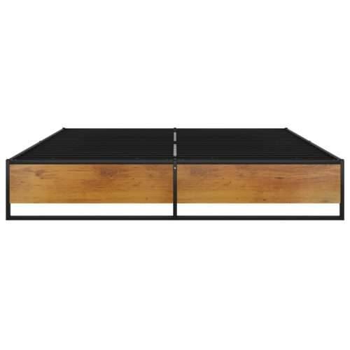 Okvir za krevet crni metalni 140 x 200 cm - 140 x 200 cm Cijena