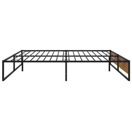 Okvir za krevet crni metalni 140 x 200 cm - 140 x 200 cm Cijena