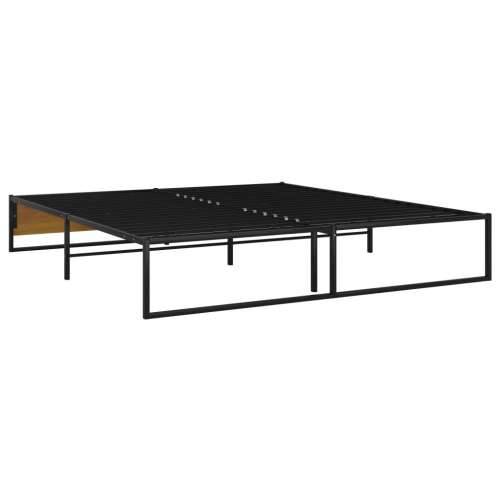 Okvir za krevet crni metalni 140 x 200 cm - 140 x 200 cm Cijena